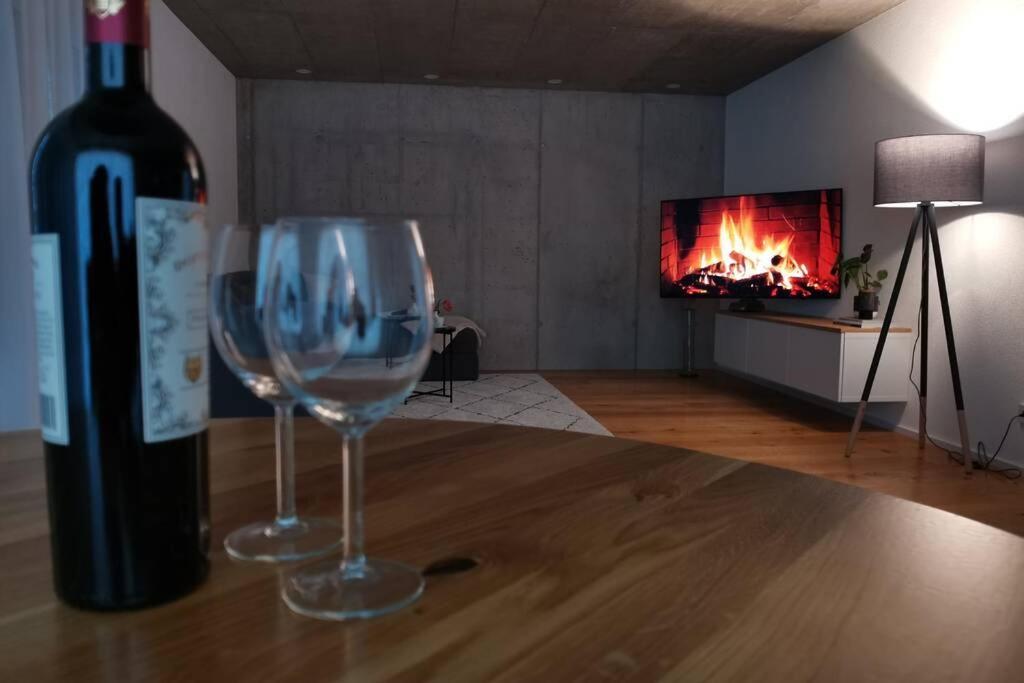 Moderne Ferienwohnung Rhenum Mit Wallbox Валдсхут-Тинген Екстериор снимка